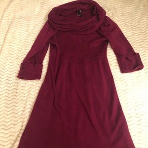 Sweater shirt purple takeout